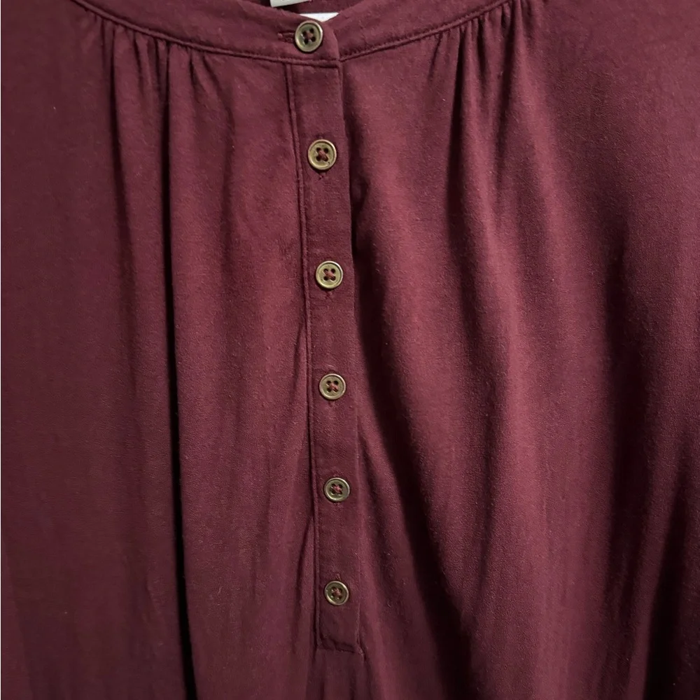 Boden Matilda Gathered Sleeve Top - Picture 2 of 6